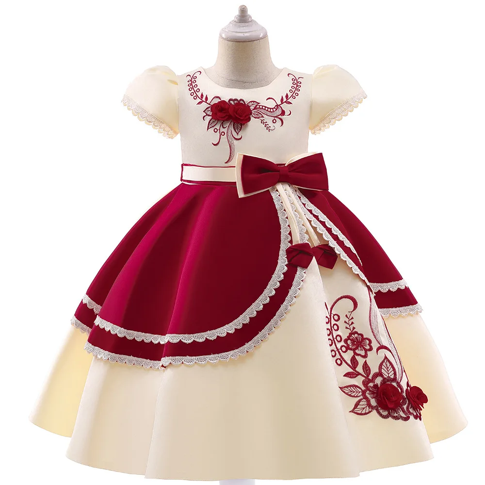 2021 Girl's Dress Girls Short Sleeves Ballgown Dress Cute Lovely Red Satin Princess Ballgown Dress Toddler Girl Clothes
2021 Girl's Dress Girls Short Sleeves Ballgown Dress Cute Lovely Red Satin Princess Ballgown Dress Toddler Girl Clothes