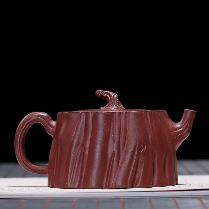 Purple Clay Yixing Teapot Kung Fu Stump Kettle Ore Mud Master Handmade Creative Teaware Send Gift Box
Purple Clay Yixing Teapot Kung Fu Stump Kettle Ore Mud Master Handmade Creative Teaware Send Gift Box