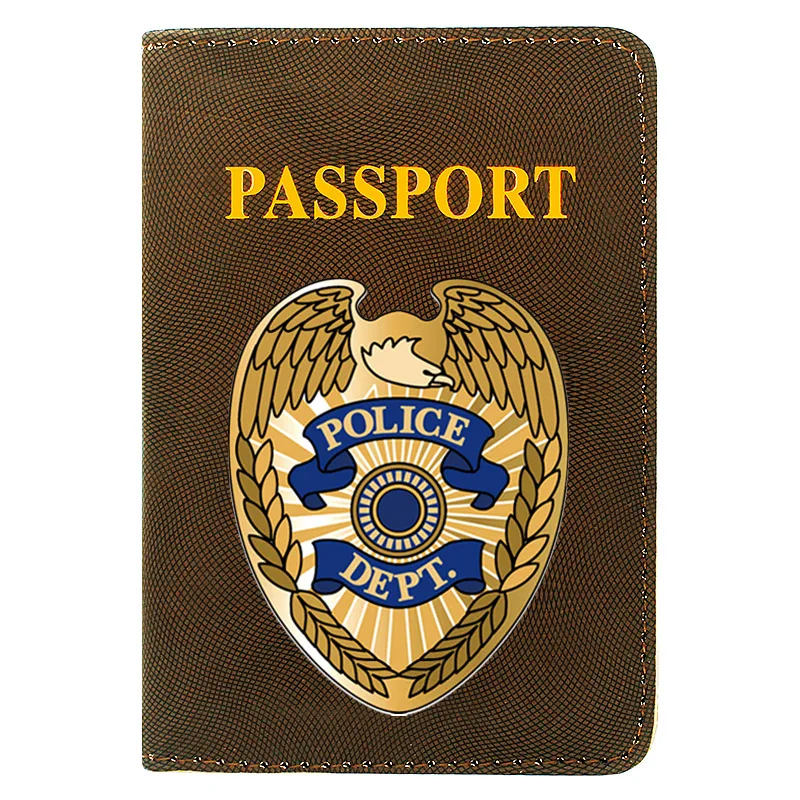 Classic Police Dept Printing Women Men Passport Cover Passport Holder Leather Travel ID Credit Card Holder Passport Cover luxury
Classic Police Dept Printing Women Men Passport Cover Passport Holder Leather Travel ID Credit Card Holder Passport Cover luxury