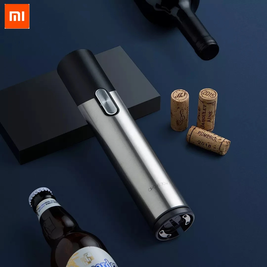 Xiaomi Circle Joy Electric Wine Beer Automatic Corkscrew 2 In 1 Beer Bottle Opener USB Charging Kitchen Tool Can Opener
Xiaomi Circle Joy Electric Wine Beer Automatic Corkscrew 2 In 1 Beer Bottle Opener USB Charging Kitchen Tool Can Opener