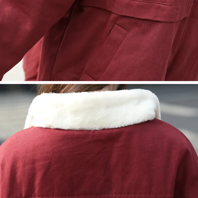 Autumn and winter new style Korean cotton coat lamb velvet loose denim cotton coat women fashion thick color tooling women
Autumn and winter new style Korean cotton coat lamb velvet loose denim cotton coat women fashion thick color tooling women