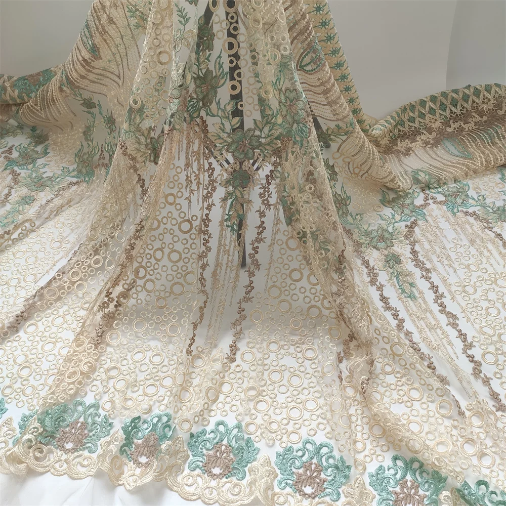 Latest 2021 Tulle Lace Fabric High Quality African Embroidery Swiss French Guipure Sequins Wedding Party Dress Beaded 5yards
Latest 2021 Tulle Lace Fabric High Quality African Embroidery Swiss French Guipure Sequins Wedding Party Dress Beaded 5yards