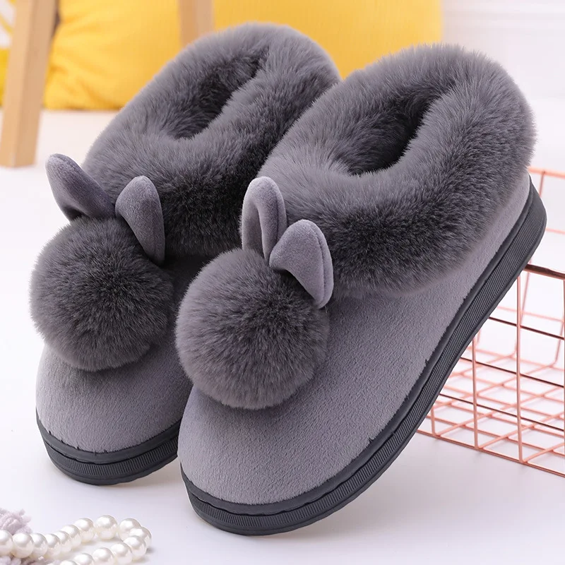 2020 Fashion Slippers Women Winter Warm Shoes Woman Cotton Slippers Rabbit Ear Home Indoor Slippers Anti-slip Floor Slipper
2020 Fashion Slippers Women Winter Warm Shoes Woman Cotton Slippers Rabbit Ear Home Indoor Slippers Anti-slip Floor Slipper