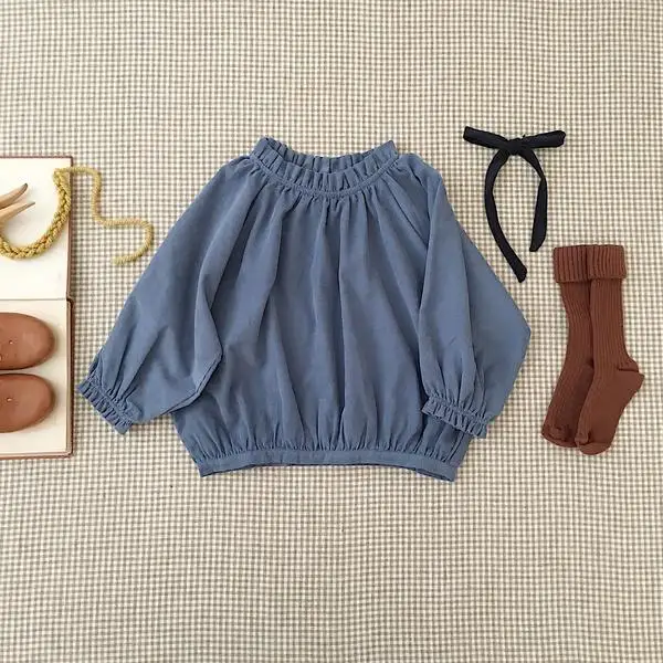 2021 Early Spring New Sp Lace Collar Cotton Girl Blouse Baby Knitted Sweater Charming Blouse with A Sweet Ruffled Collar
2021 Early Spring New Sp Lace Collar Cotton Girl Blouse Baby Knitted Sweater Charming Blouse with A Sweet Ruffled Collar