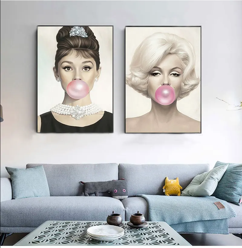 Sexy Woman Girl Bubble Retro Wall Art Canvas Painting Nordic Posters And Prints Wall pictures For Living Room Decor
Sexy Woman Girl Bubble Retro Wall Art Canvas Painting Nordic Posters And Prints Wall pictures For Living Room Decor