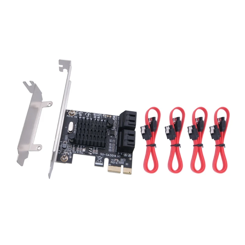 R91A 4-port SATA 3.0 Computer Desktop Chassis Adapter Card for Workstation& Computer Equipment Environmental Protection
R91A 4-port SATA 3.0 Computer Desktop Chassis Adapter Card for Workstation& Computer Equipment Environmental Protection