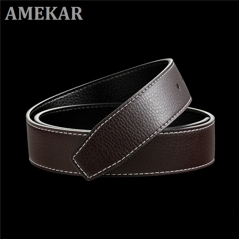 New Luxury Brand Belts for Men High Quality Pin Buckle Male Strap Genuine Leather Waistband Ceinture Men's No Buckle 3.3cm Belt
New Luxury Brand Belts for Men High Quality Pin Buckle Male Strap Genuine Leather Waistband Ceinture Men's No Buckle 3.3cm Belt