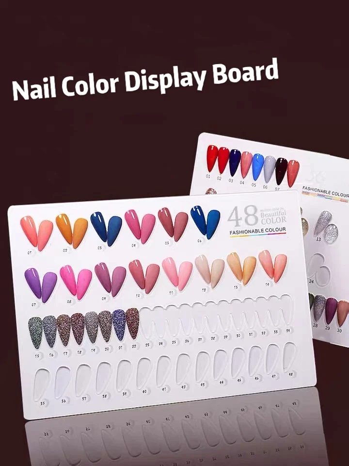 Nail Color Display Chart Acrylic Nail Gel Polish Display Stand Color Showing Shelf False Nail Tips Card Board Manicure Tools
Nail Color Display Chart Acrylic Nail Gel Polish Display Stand Color Showing Shelf False Nail Tips Card Board Manicure Tools