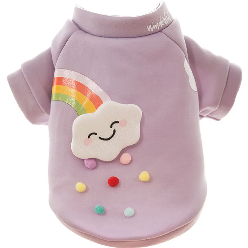 Cute Warm Rainbow Printing Vest Cat Winter Autumn Shirt Pet Dog Clothes For Chihuahua Small Dogs Puppy Print Coat for Yorkies
Cute Warm Rainbow Printing Vest Cat Winter Autumn Shirt Pet Dog Clothes For Chihuahua Small Dogs Puppy Print Coat for Yorkies