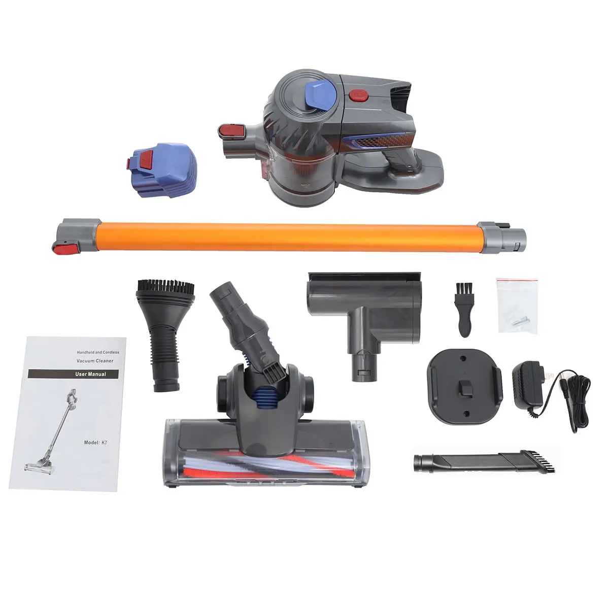 Cordless Vacuum Cleaner Powerful Suction Stick Vacuum for Home Hard Floor Carpet Car Pet Remove mites 
Cordless Vacuum Cleaner Powerful Suction Stick Vacuum for Home Hard Floor Carpet Car Pet Remove mites