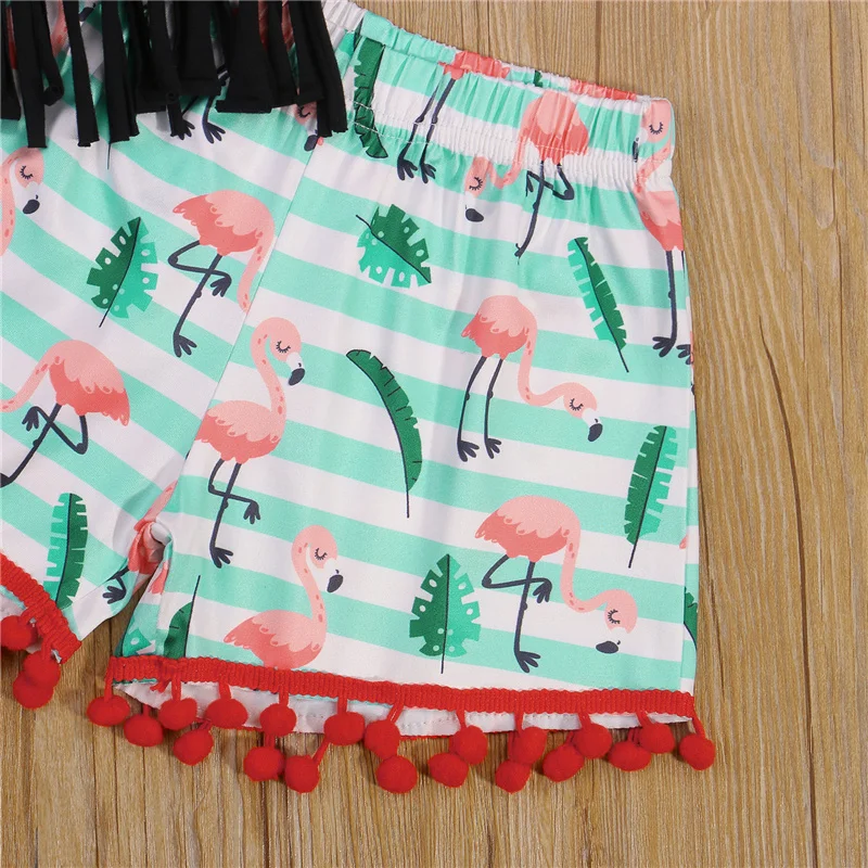 3Pcs Children Girls Summer Tank+Shorts+Bow Headband,Toddler Baby Girls Flamingo Print Tassel Decoration Summer Clothing,1-6Years
3Pcs Children Girls Summer Tank+Shorts+Bow Headband,Toddler Baby Girls Flamingo Print Tassel Decoration Summer Clothing,1-6Years