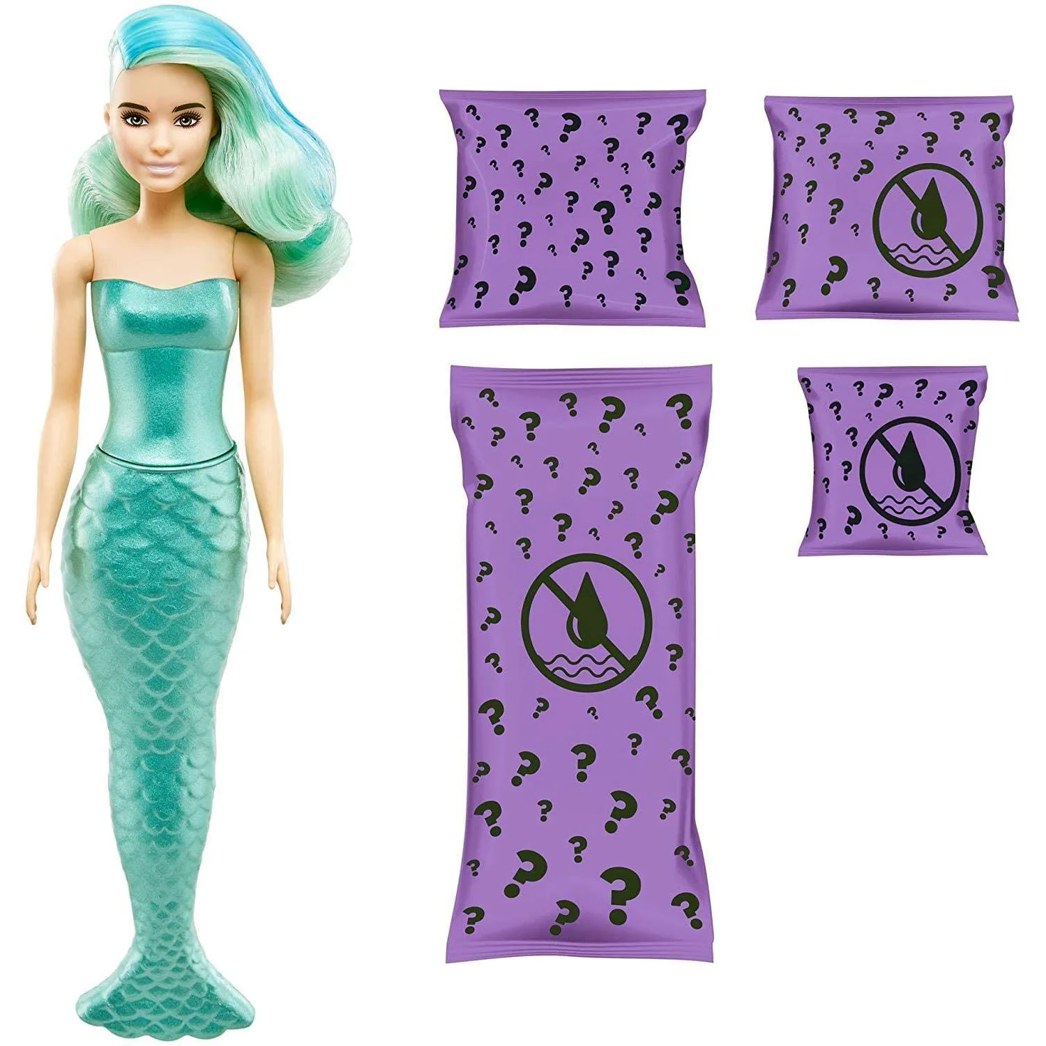 Mattel Barbie Reveal 7 Surprises Mermaids Themed Color Doll Blind Box Playsets Temperature Sensing Discoloration Kids Toys Gift
Mattel Barbie Reveal 7 Surprises Mermaids Themed Color Doll Blind Box Playsets Temperature Sensing Discoloration Kids Toys Gift