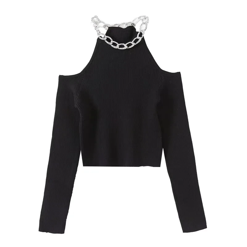 ZA 2021 autumn new women's clothing fashion all-match casual European and American style round neck off-shoulder thin sweater
ZA 2021 autumn new women's clothing fashion all-match casual European and American style round neck off-shoulder thin sweater