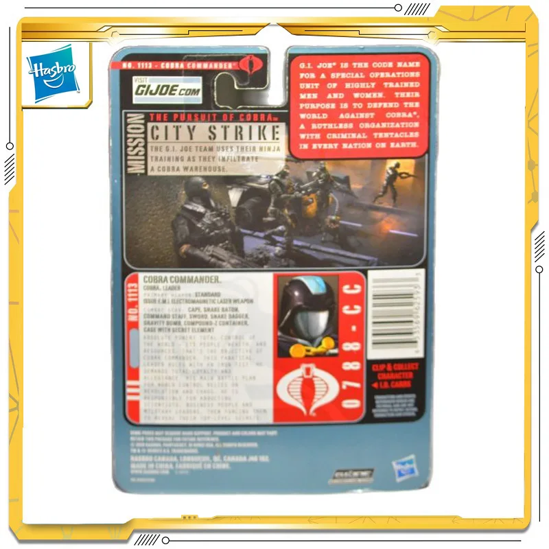Original Hasbro G.I. Joe POC Cobra Commander Action & Toy figures Model Toys For Children
Original Hasbro G.I. Joe POC Cobra Commander Action & Toy figures Model Toys For Children