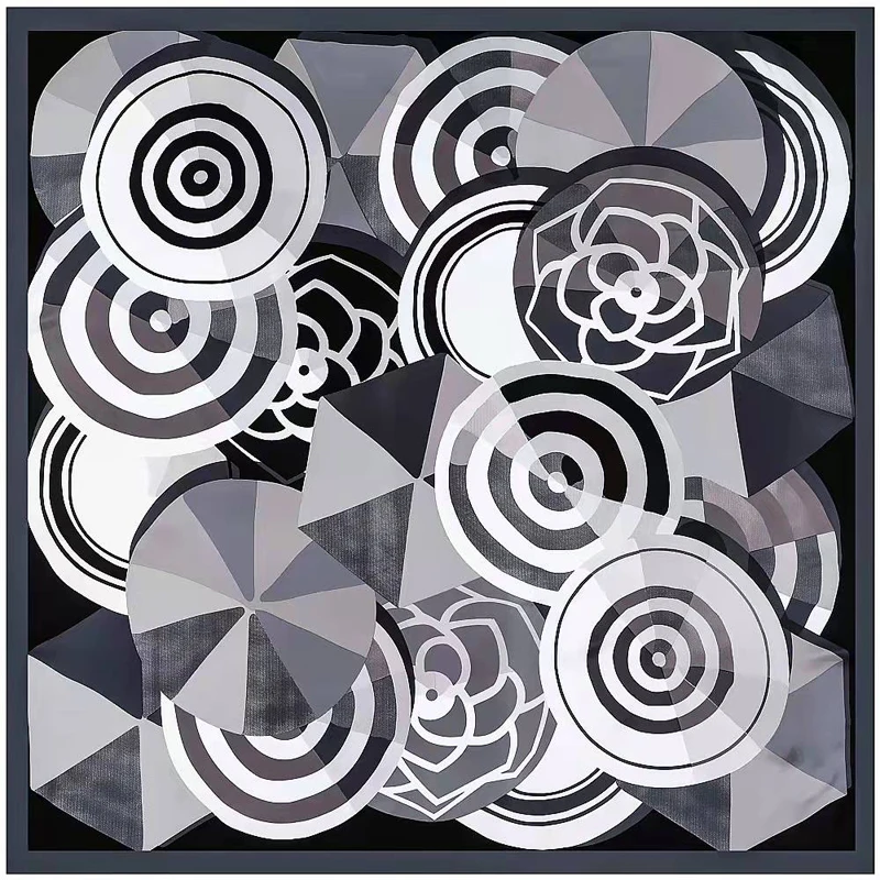 Luxury Brand100% Silk Scarf Women Large Shawls Geometry Stoles Square Bandana Luxury Kerchief Hijab Scarf Female Foulards130CM
Luxury Brand100% Silk Scarf Women Large Shawls Geometry Stoles Square Bandana Luxury Kerchief Hijab Scarf Female Foulards130CM