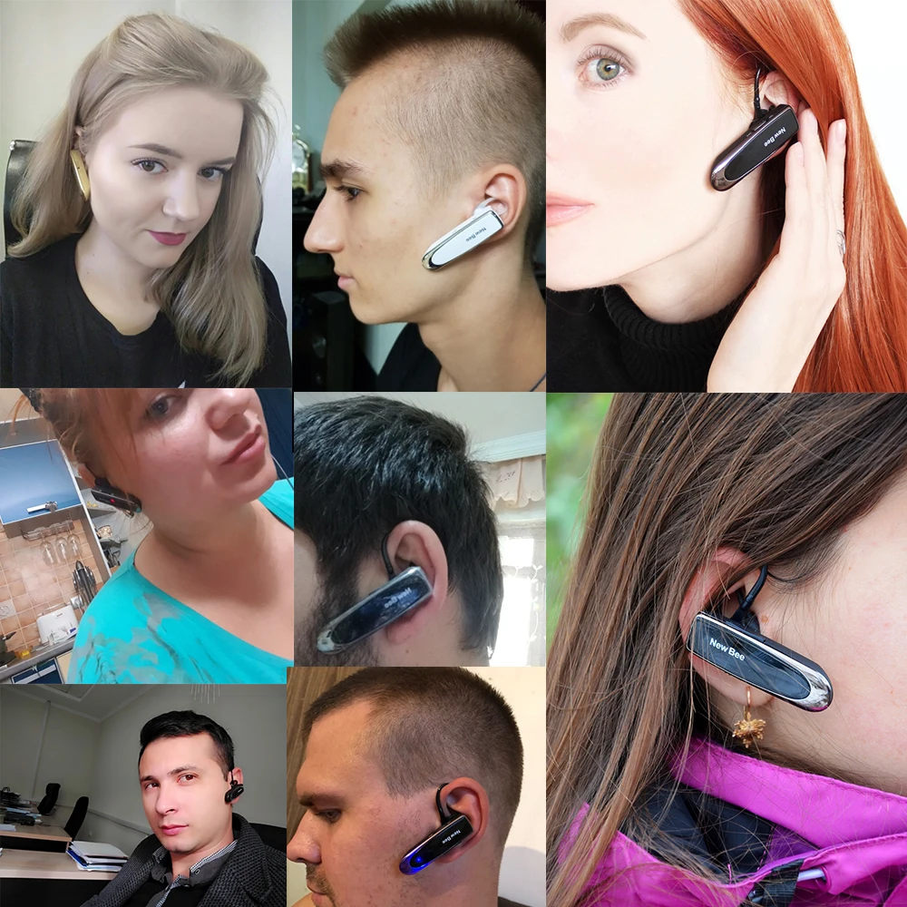 New Bee Bluetooth Headset Bluetooth 5.0 Earpiece Handsfree Headphones Mini Wireless Earphone Earbud Earpiece For iPhone xiaomi
New Bee Bluetooth Headset Bluetooth 5.0 Earpiece Handsfree Headphones Mini Wireless Earphone Earbud Earpiece For iPhone xiaomi