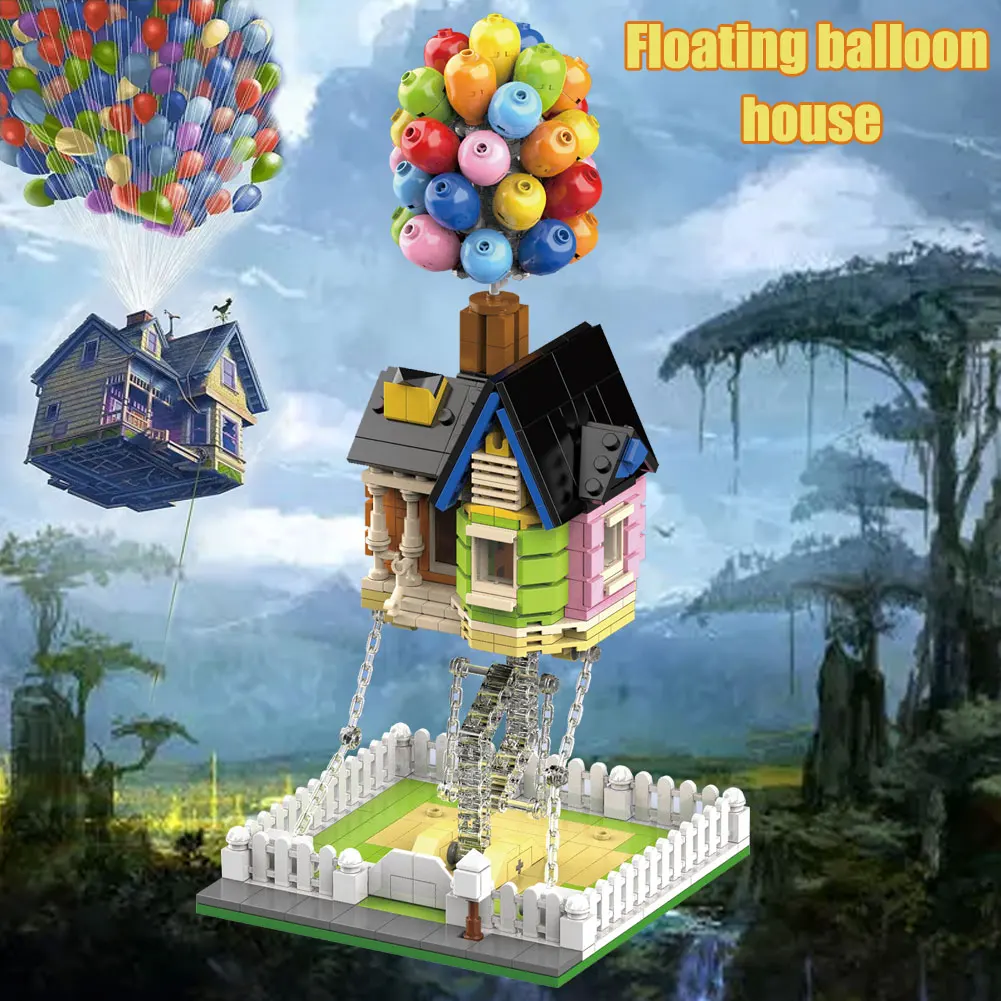 BZDA Laputa Castle In The Sky Balloon House Flying house Anti-Gravity Building Blocks Balance Physics Model Bricks Toys For Gift
BZDA Laputa Castle In The Sky Balloon House Flying house Anti-Gravity Building Blocks Balance Physics Model Bricks Toys For Gift