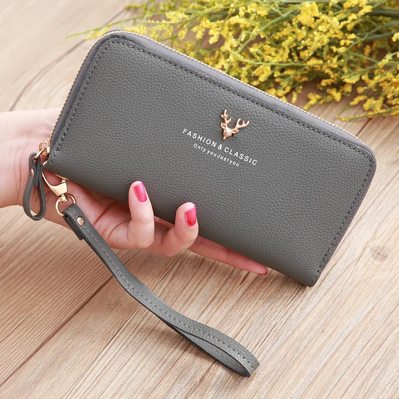 2020 New Fawn Head Ladies Wallet Long Korean Style Fashion Zipper Girl Coin Purse Women Wallet Multi-card Coin Holder Handbag
2020 New Fawn Head Ladies Wallet Long Korean Style Fashion Zipper Girl Coin Purse Women Wallet Multi-card Coin Holder Handbag