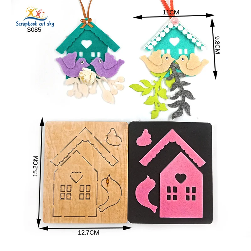 Домики DIY S085 Muyu деревянная форма для скрапбукинга режущие штампы подходят для общего рынка машин 
Домики DIY S085 Muyu деревянная форма для скрапбукинга режущие штампы подходят для общего рынка машин