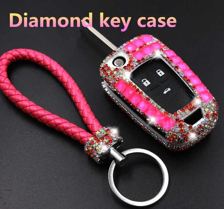 Чехол для Chevrolet Cruze Malibu Buick Regal lacrope Excelle GT/Excelle XT GL8 Encore keychian Key Shell Diamond Car|Футляр