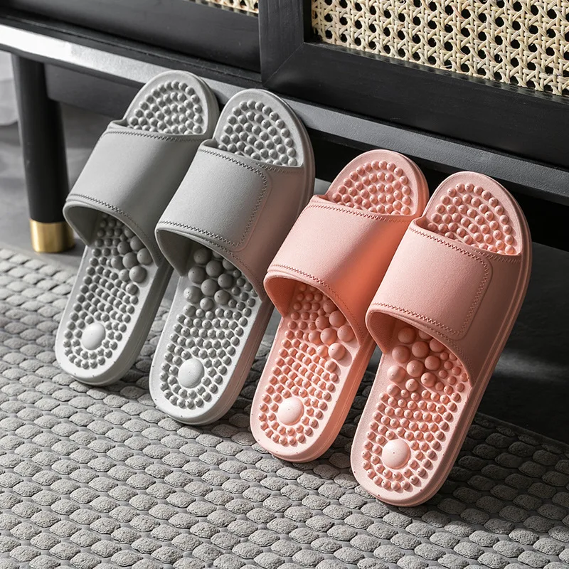 2021 Non-slip Soft-soled Massage house Slippers men Flat Summer Men PVC Indoor Message Slides
2021 Non-slip Soft-soled Massage house Slippers men Flat Summer Men PVC Indoor Message Slides