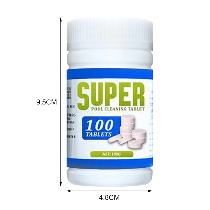 100Pcs Pool Cleaning Effervescent Chlorine Tablet Multifunctional Effervescent Tablets Spray Cleaner Home Cleaning Tool Dropship
100Pcs Pool Cleaning Effervescent Chlorine Tablet Multifunctional Effervescent Tablets Spray Cleaner Home Cleaning Tool Dropship