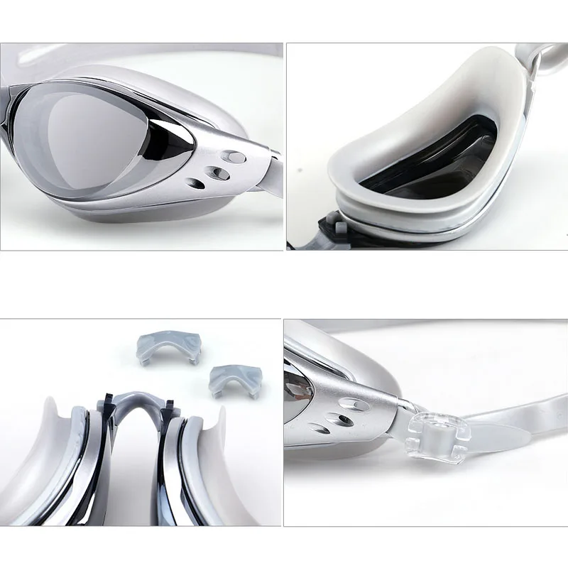 Myopia Swimming Glasses Prescription -1.0~-10 Waterproof Anti Fog Swim Eyewear Silicone Diopter Diving Goggles Adults Children
Myopia Swimming Glasses Prescription -1.0~-10 Waterproof Anti Fog Swim Eyewear Silicone Diopter Diving Goggles Adults Children