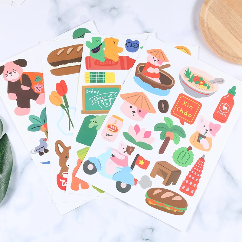 Мультяшные животные, милые наклейки, этикетки, водостойкие креативные чашки для воды мобильный телефон, чемодан, декоративные наклейки для ...
Мультяшные животные, милые наклейки, этикетки, водостойкие креативные чашки для воды мобильный телефон, чемодан, декоративные наклейки для ...