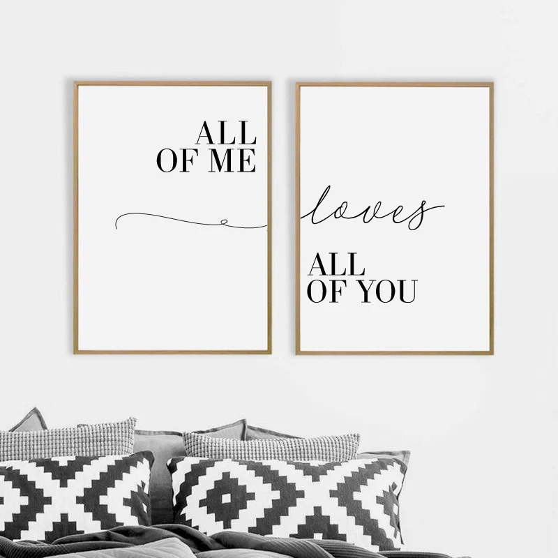 All Of Me Loves All Of You Quotes Couple Love Poster Canvas Painting Home Decoration Gifts Wall Pictures Modern Wedding
All Of Me Loves All Of You Quotes Couple Love Poster Canvas Painting Home Decoration Gifts Wall Pictures Modern Wedding