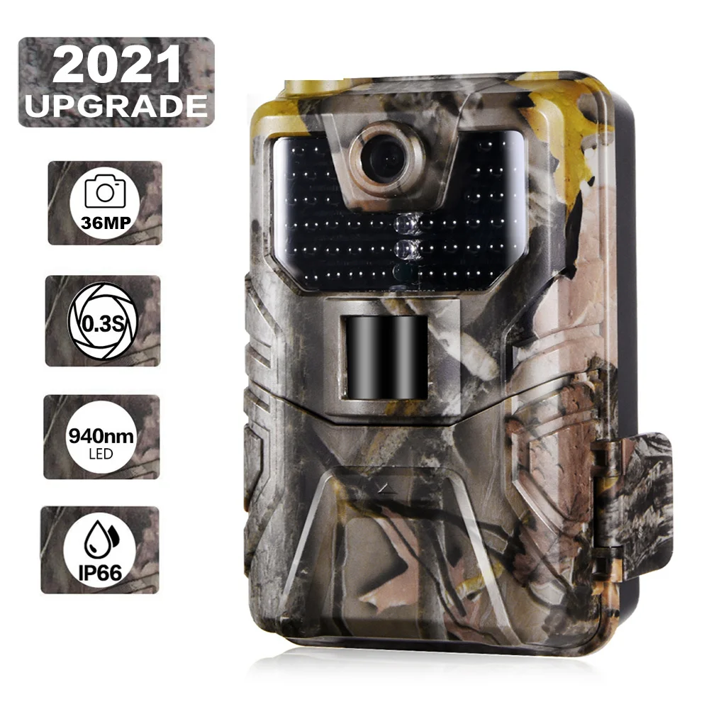 36MP 2.7K Trail Camera 940NM Invisible Infrared Hunting Cameras Wireless Cam HC900A Night Vision Wildlife Surveillance
36MP 2.7K Trail Camera 940NM Invisible Infrared Hunting Cameras Wireless Cam HC900A Night Vision Wildlife Surveillance
