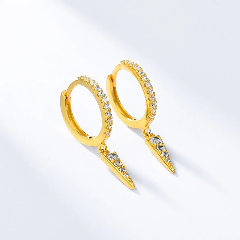 GREEN PURPLE Hoop Earrings S925 Sterling Silver Cone Type Plated 18K Gold Zircon Stud For Fashion Girl Fine Jewelry Gift
GREEN PURPLE Hoop Earrings S925 Sterling Silver Cone Type Plated 18K Gold Zircon Stud For Fashion Girl Fine Jewelry Gift