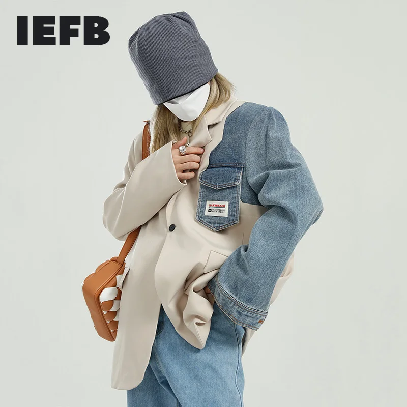 Джинсовый блейзер IEFB мужской, повседневный свободный Пиджак из денима в Корейском стиле для пар, костюм с одной грудью, большого размера, ос...
Джинсовый блейзер IEFB мужской, повседневный свободный Пиджак из денима в Корейском стиле для пар, костюм с одной грудью, большого размера, ос...