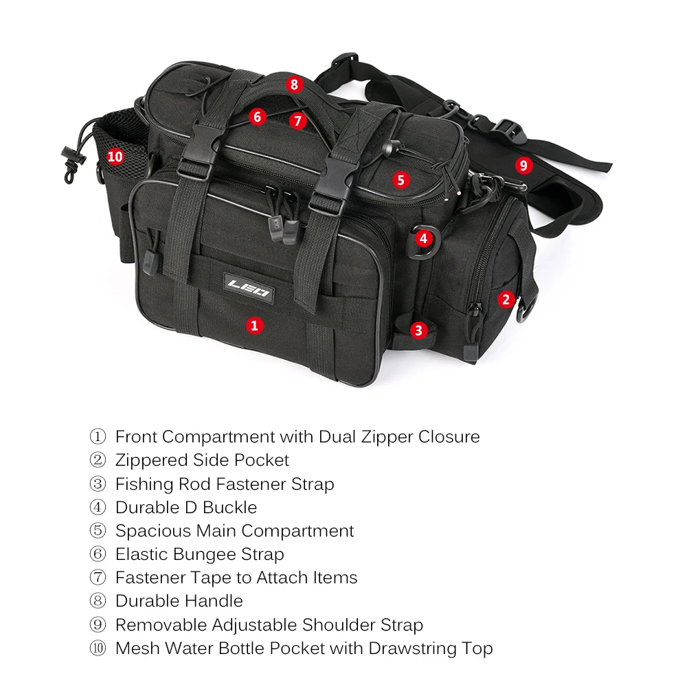 Multifunctional Fishing Tackle Bag Outdoor Sports Single Shoulder Bag Crossbody Bag Waist Pack Fishing Lures Tackle Gear Bags
Multifunctional Fishing Tackle Bag Outdoor Sports Single Shoulder Bag Crossbody Bag Waist Pack Fishing Lures Tackle Gear Bags