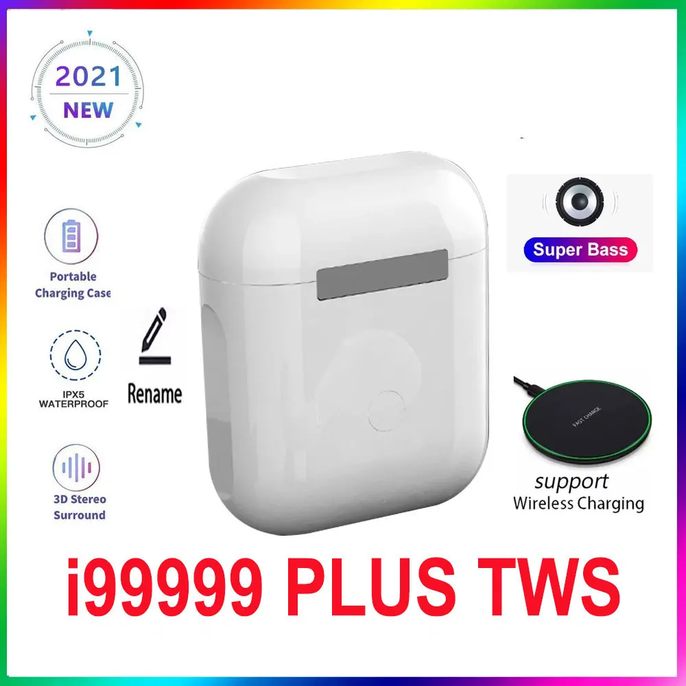 i99999 Plus TWS Wireless Bluetooth Earphone Super Bass Earbuds With Charging Case Pk i90000 tws
i99999 Plus TWS Wireless Bluetooth Earphone Super Bass Earbuds With Charging Case Pk i90000 tws