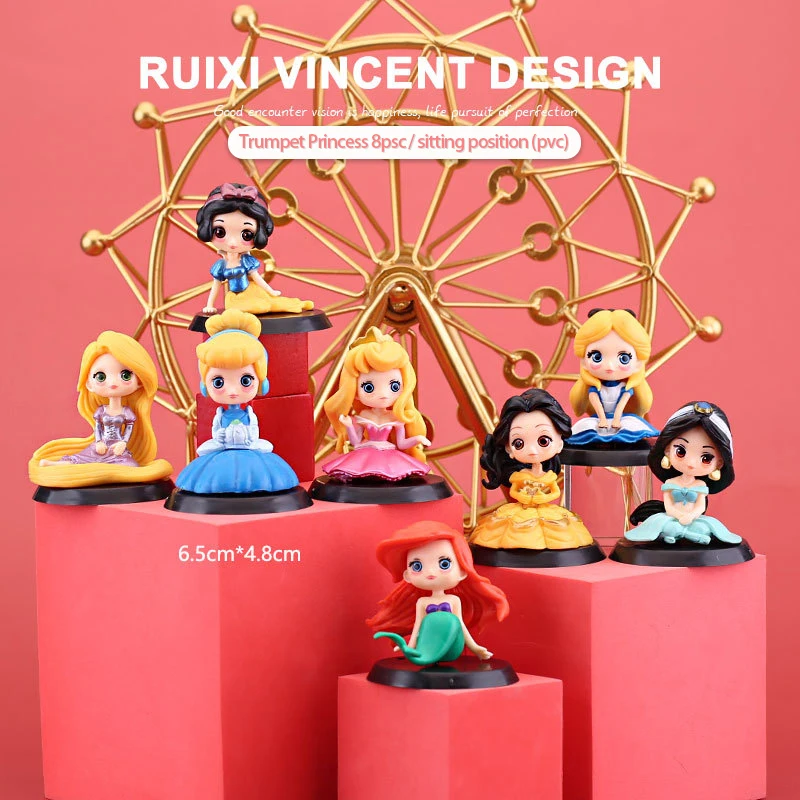 Q Version Cake Decoration Big Eye Princess Modle Ornaments Princess Aisha Mermaid Cinderella Blind Box Gift Figure Toy for Child
Q Version Cake Decoration Big Eye Princess Modle Ornaments Princess Aisha Mermaid Cinderella Blind Box Gift Figure Toy for Child