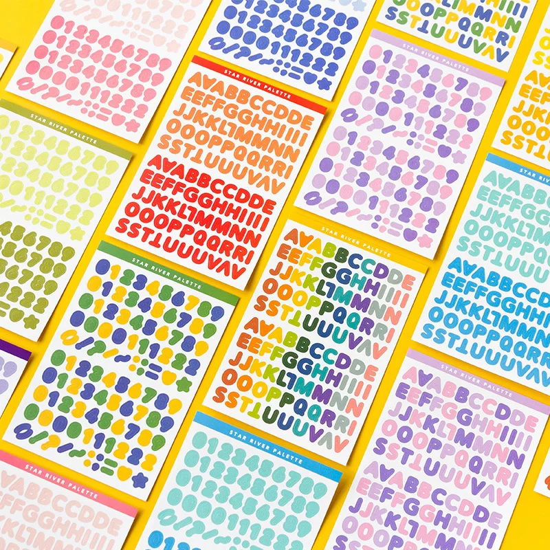 6 Sheets Alphabet Stickers Self Adhesive Letter Stickers planner stickers personalized cute stickers stationery
6 Sheets Alphabet Stickers Self Adhesive Letter Stickers planner stickers personalized cute stickers stationery