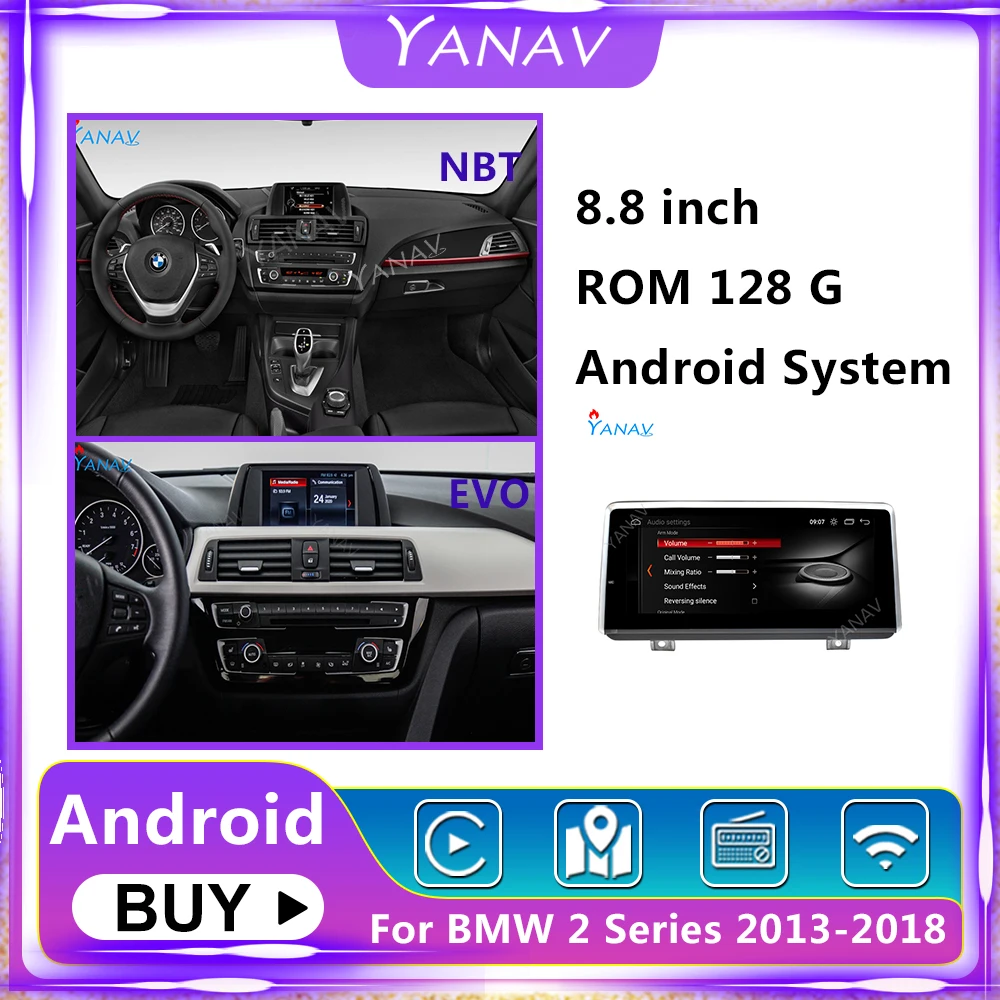Android Car Radio For BMW 2 Series MPV F22 F23 F45 2013-2018 Auto GPS Navigation Video DSP Built In Carplay Stereo Receiver 128G
Android Car Radio For BMW 2 Series MPV F22 F23 F45 2013-2018 Auto GPS Navigation Video DSP Built In Carplay Stereo Receiver 128G