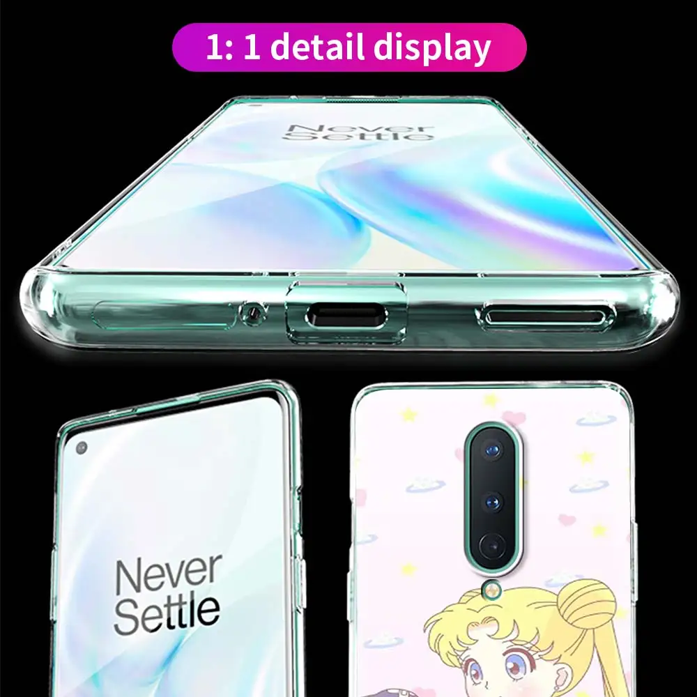Sailor Moon Cases for OnePlus 8 Nord 7 8T 7T Pro 5G Z Transparent Cover for 1+ 8Pro 7Pro 7TPro 8Nord Soft Tpu Phone Coque
Sailor Moon Cases for OnePlus 8 Nord 7 8T 7T Pro 5G Z Transparent Cover for 1+ 8Pro 7Pro 7TPro 8Nord Soft Tpu Phone Coque