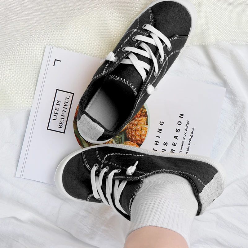 Canvas Shoes Women Vulcanize Shoes Spring Summer Sneakers for Women Fashion Casual Solid
Canvas Shoes Women Vulcanize Shoes Spring Summer Sneakers for Women Fashion Casual Solid