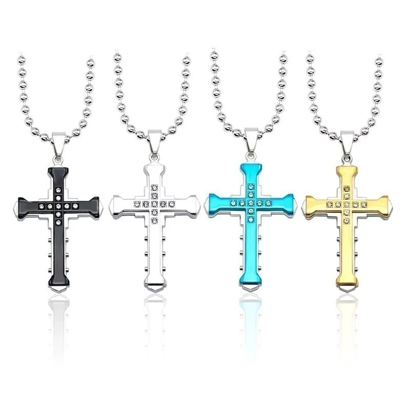 Pendant Necklace Bear Chain Goth Catholic Jesus Cross Best Friend Stainless Steel Birthday Party Gift Fashion Jewelry
Pendant Necklace Bear Chain Goth Catholic Jesus Cross Best Friend Stainless Steel Birthday Party Gift Fashion Jewelry