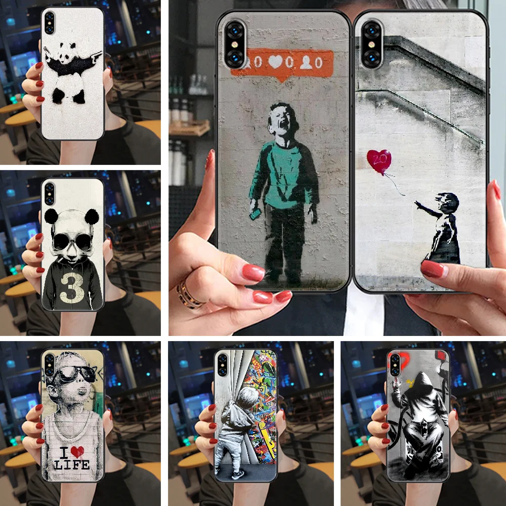 Street Art Banksy Graffiti Phone case For iphone 4 4s 5 5S SE 5C 6 6S 7 8 plus X XS XR 11 PRO MAX 2020 black trend prime fashion
Street Art Banksy Graffiti Phone case For iphone 4 4s 5 5S SE 5C 6 6S 7 8 plus X XS XR 11 PRO MAX 2020 black trend prime fashion