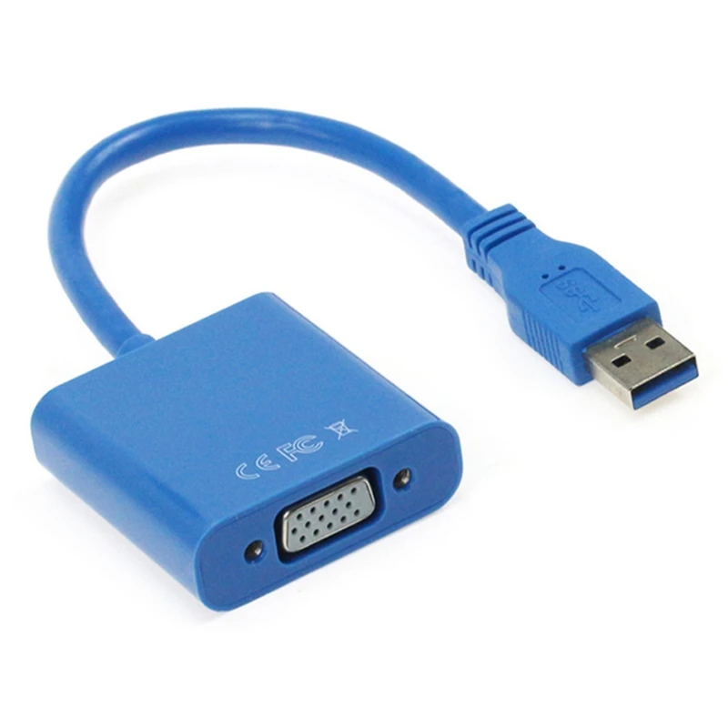 USB 3.0 To VGA Video Display Adapter Cable Multi-display Converter Adapter For PC
USB 3.0 To VGA Video Display Adapter Cable Multi-display Converter Adapter For PC