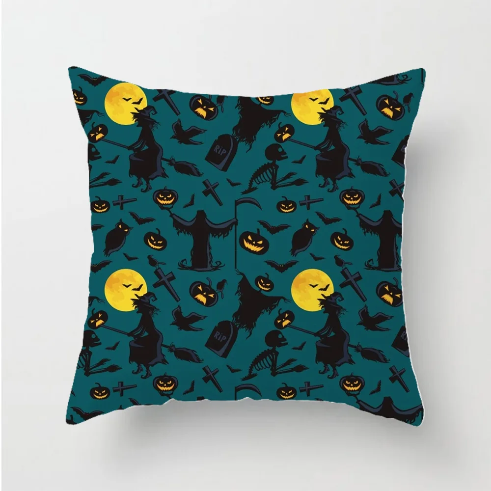 3D printed Halloween pattern solid color Polyester Decorative Pillowcases Throw Pillow Cover Square Zipper Pillow cases style-3
3D printed Halloween pattern solid color Polyester Decorative Pillowcases Throw Pillow Cover Square Zipper Pillow cases style-3