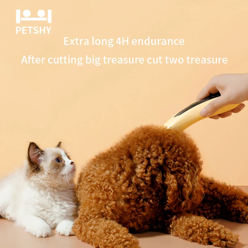 Petshy USB Rechargeable Pet Hair Clipper Pet Hair Trimmer Kit Pet Dog Cat Electric Shavers Hair Cutter Cat Grooming Machine
Petshy USB Rechargeable Pet Hair Clipper Pet Hair Trimmer Kit Pet Dog Cat Electric Shavers Hair Cutter Cat Grooming Machine