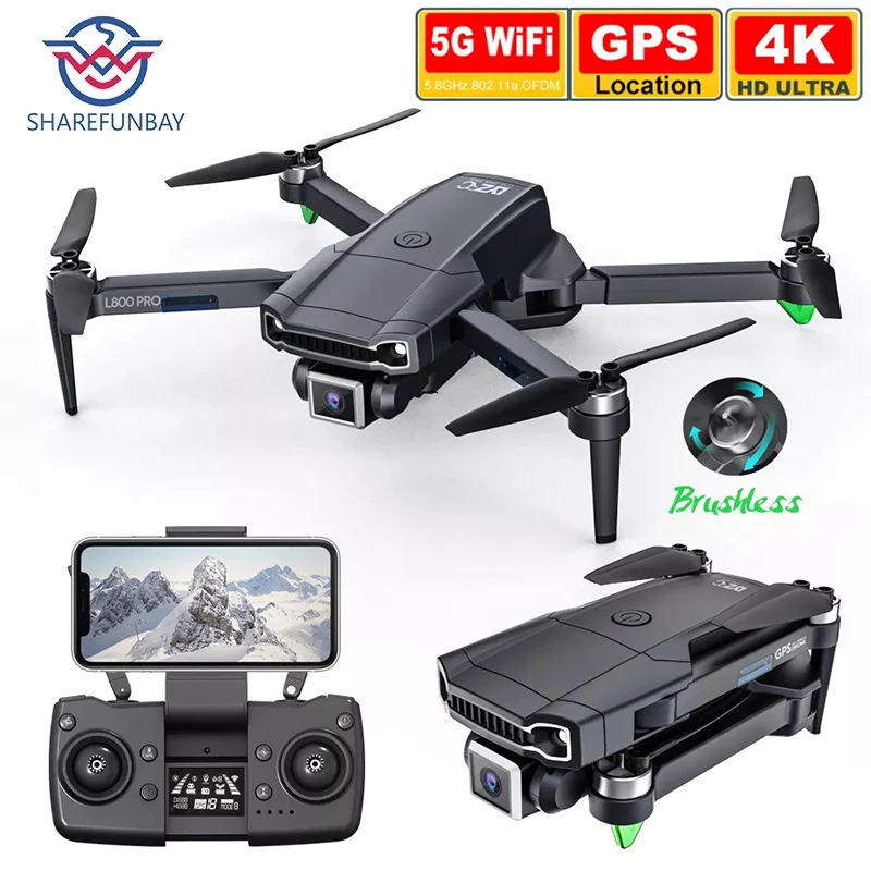 Новый L800Pro RC Дрон GPS 4k профессиональная HD Двойная камера бесщеточная аэрофотосъемка Wifi складной Квадрокоптер 1,2 км Расстояние
Новый L800Pro RC Дрон GPS 4k профессиональная HD Двойная камера бесщеточная аэрофотосъемка Wifi складной Квадрокоптер 1,2 км Расстояние