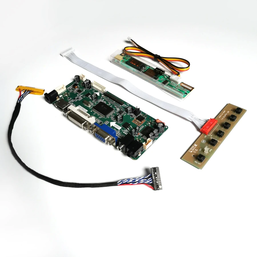 

For N141XC-L01/L02 VGA+DVI 14.1" 1024*768 M.NT68676 Display Controller Drive Card LCD Monitor Panel CCFL LVDS 30Pin DIY Kit
