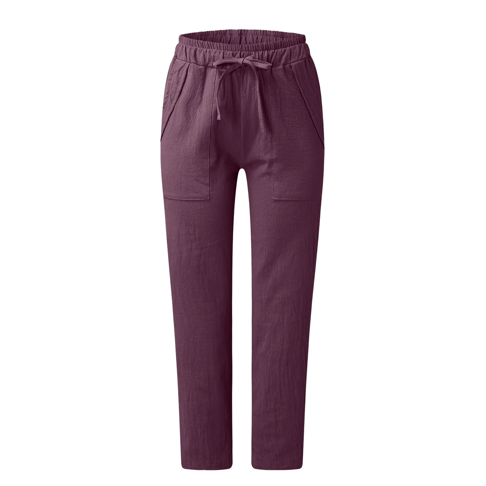 Womens Fashion Solid Color Cotton Linen Pocket Casual Cargo Pants Solid Color Cotton And Linen Trousers pantalones de mujer
Womens Fashion Solid Color Cotton Linen Pocket Casual Cargo Pants Solid Color Cotton And Linen Trousers pantalones de mujer