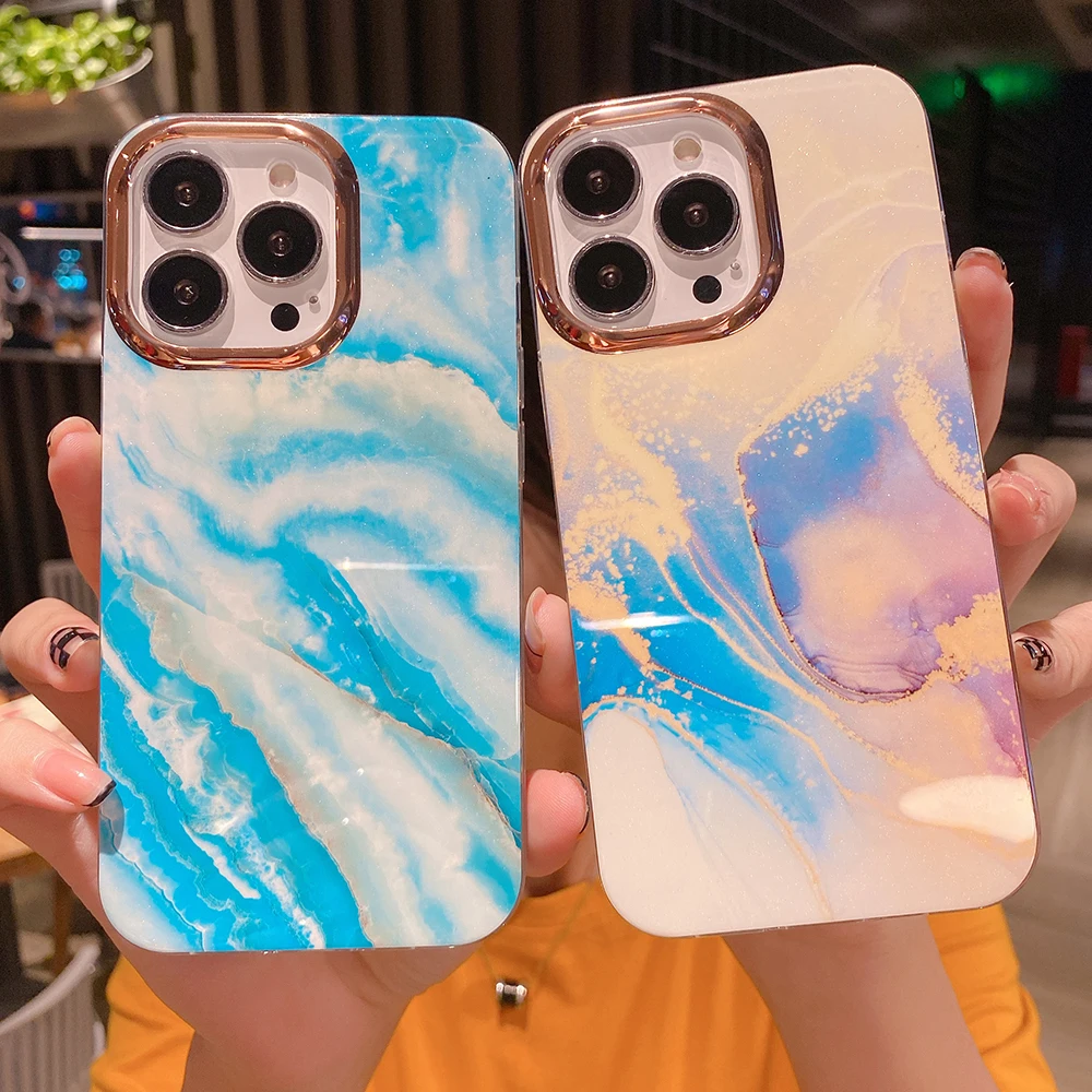 Sequined Plating Cases for iPhone 11 13 12 Pro Max Colored Marble Lens Protective Hard Case for iPhone X XS XR Max 7 8 Plus
Sequined Plating Cases for iPhone 11 13 12 Pro Max Colored Marble Lens Protective Hard Case for iPhone X XS XR Max 7 8 Plus