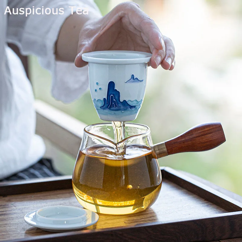 300ml Thickened High Temperature Resistant Glass Side Handle Filtering Teapot Household Ceramic Black Tea Maker Kung Fu Tea Set
300ml Thickened High Temperature Resistant Glass Side Handle Filtering Teapot Household Ceramic Black Tea Maker Kung Fu Tea Set