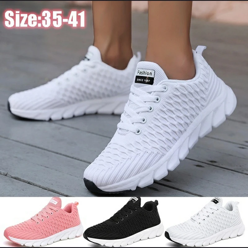 2021 Mesh Women Sneakers Breathable Women Flat Shoes Lightweight Casual Shoes Ladies Lace-up Deportivas Mujer Chaussures Femme
2021 Mesh Women Sneakers Breathable Women Flat Shoes Lightweight Casual Shoes Ladies Lace-up Deportivas Mujer Chaussures Femme